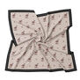 French floral silk scarf